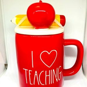 Rae Dunn I Love Teaching Mug